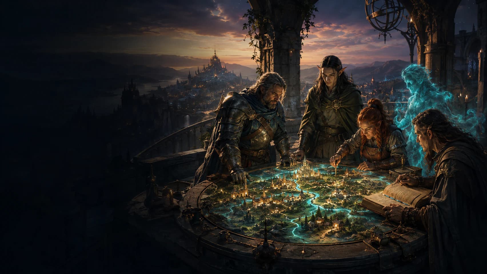 A fellowship of adventurers and creators shaping a luminous living world together